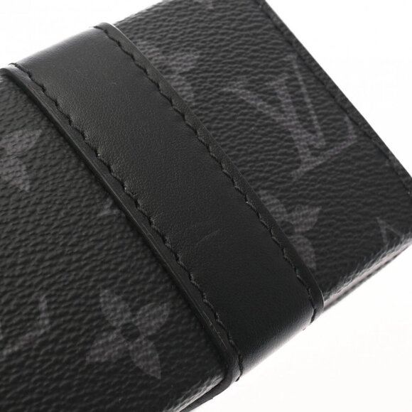 LOUIS VUITTON Monogram Eclipse Sac Plat Mini 2WAY Black/Noir 800000135411000 - Picture 4 of 9